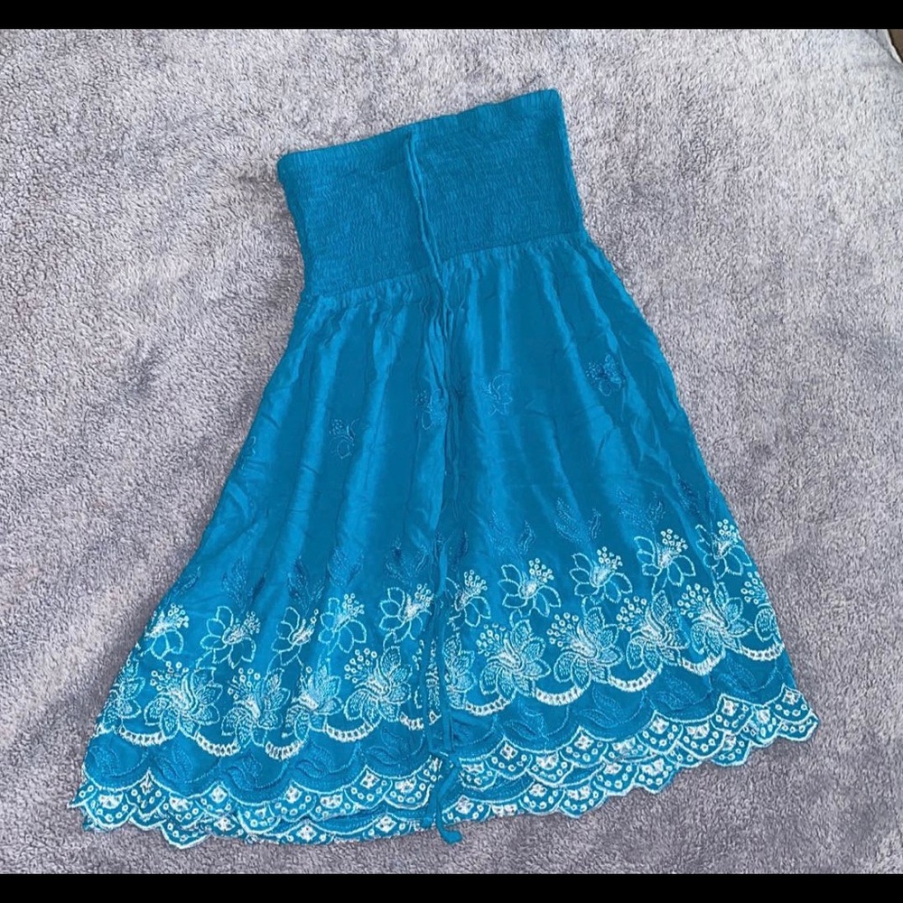 Blue beach dress/coverup